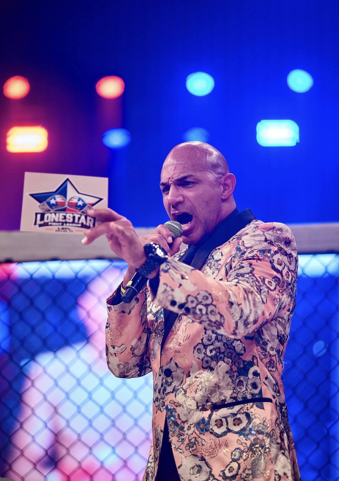 LSFL live event inside the cage